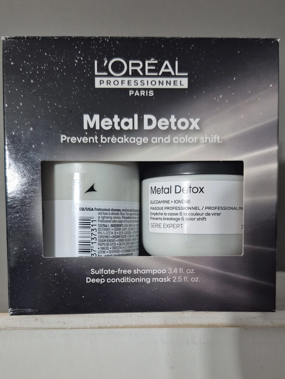 Metal Detox Sulfate-Free Shampoo & Mask Set - White